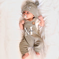 Teddy Monogram sage