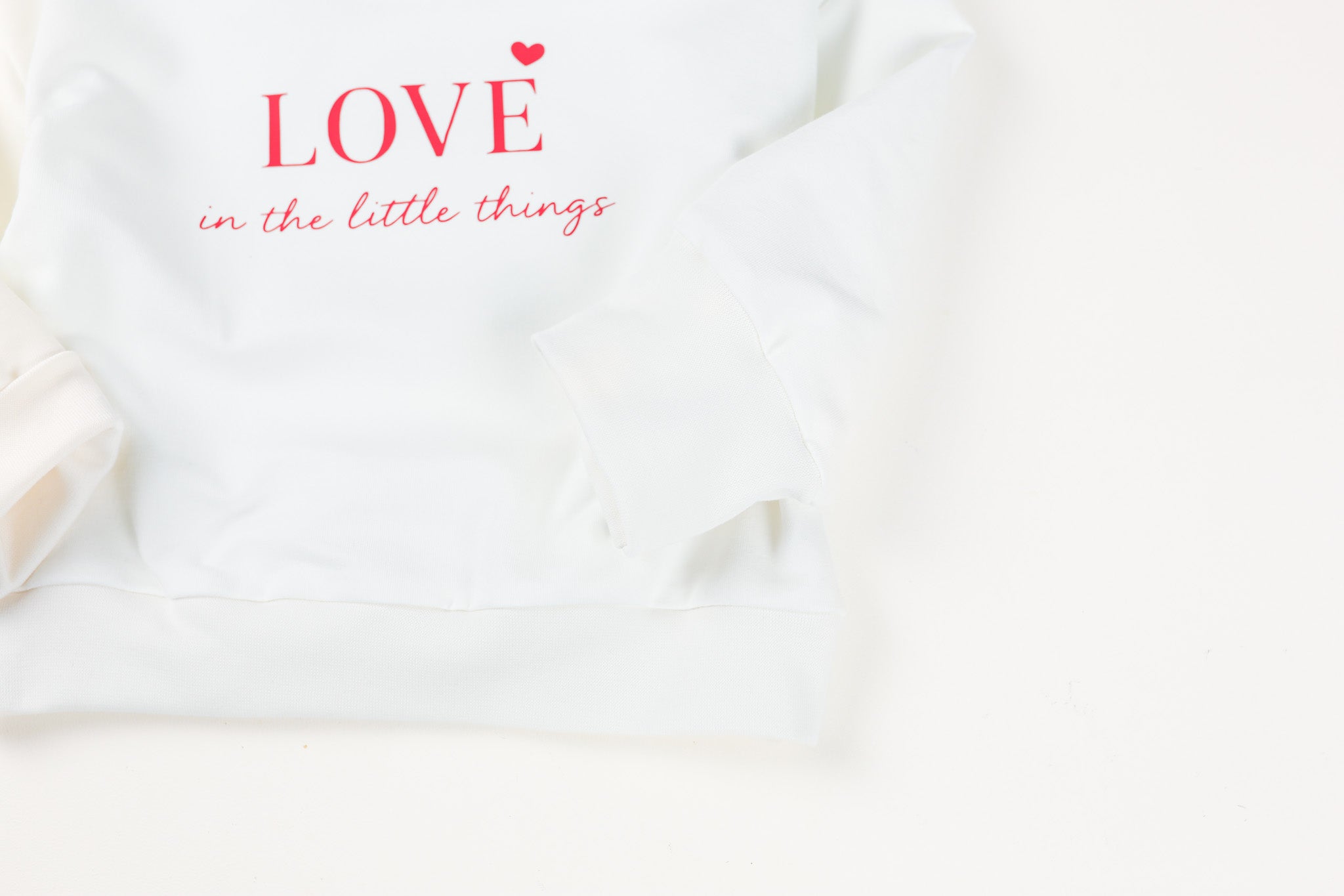 Weicher Sommersweat in Ecru im Oversize-Schnitt
