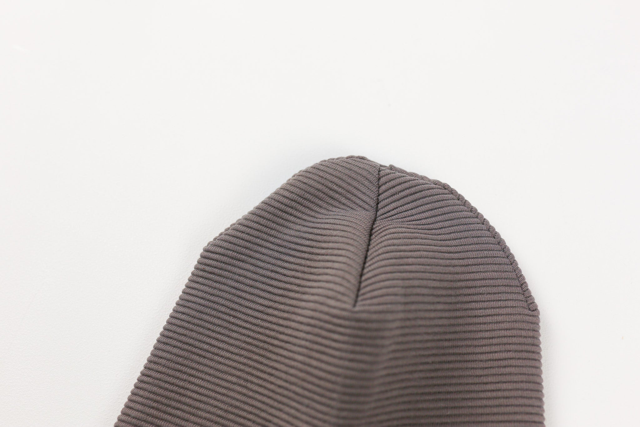 Rib-Jersey Stoff in Braun für Baby Mütze
