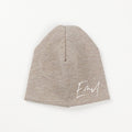 Personalisierte Baby Mütze in Beige aus Rib-Jersey von VOODULU
