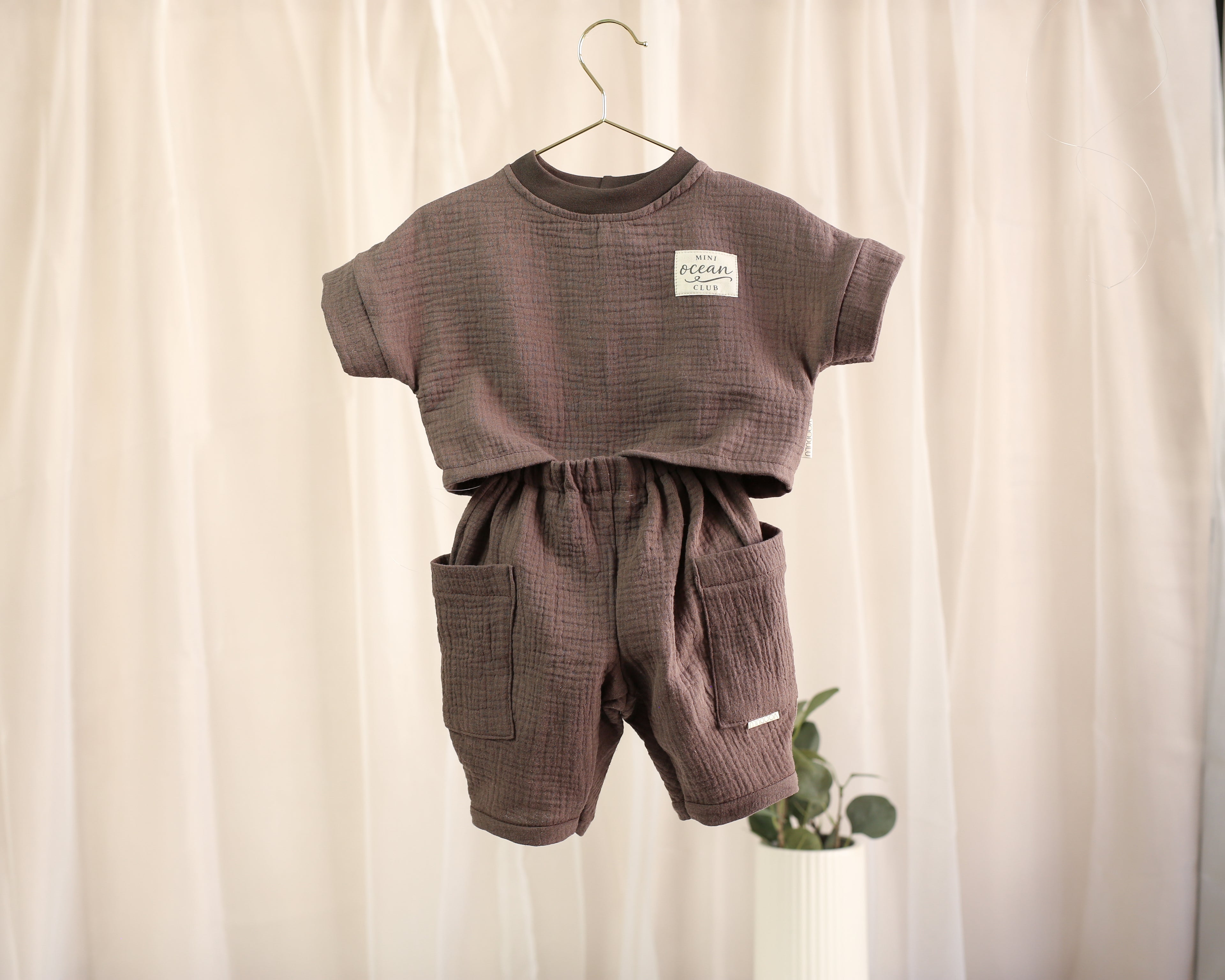 Oversize T-Shirt – Braun