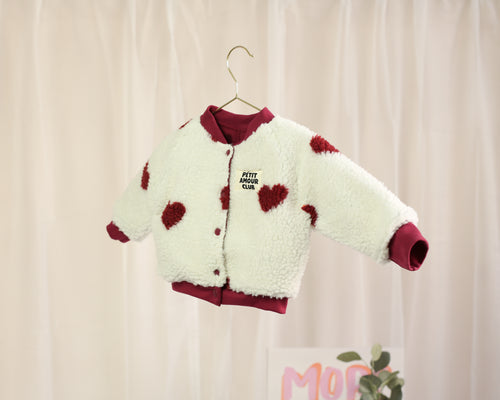 Collegejacke "petit amour"