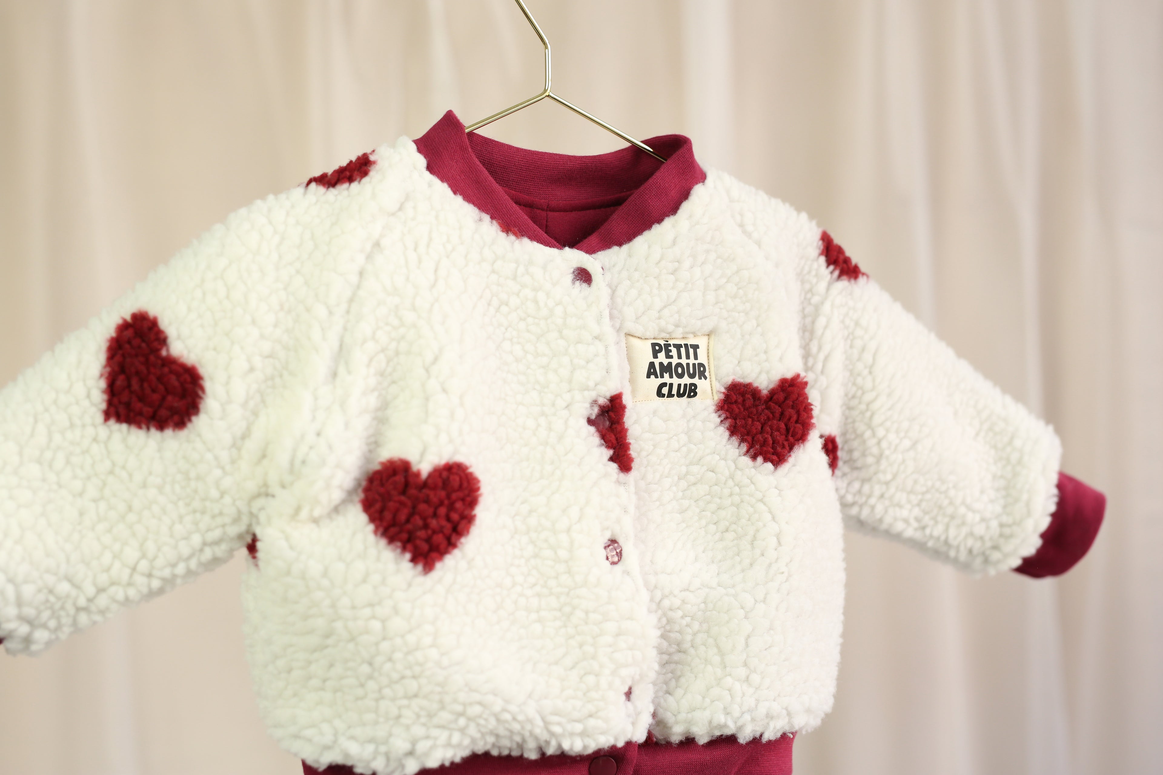 Collegejacke "petit amour"