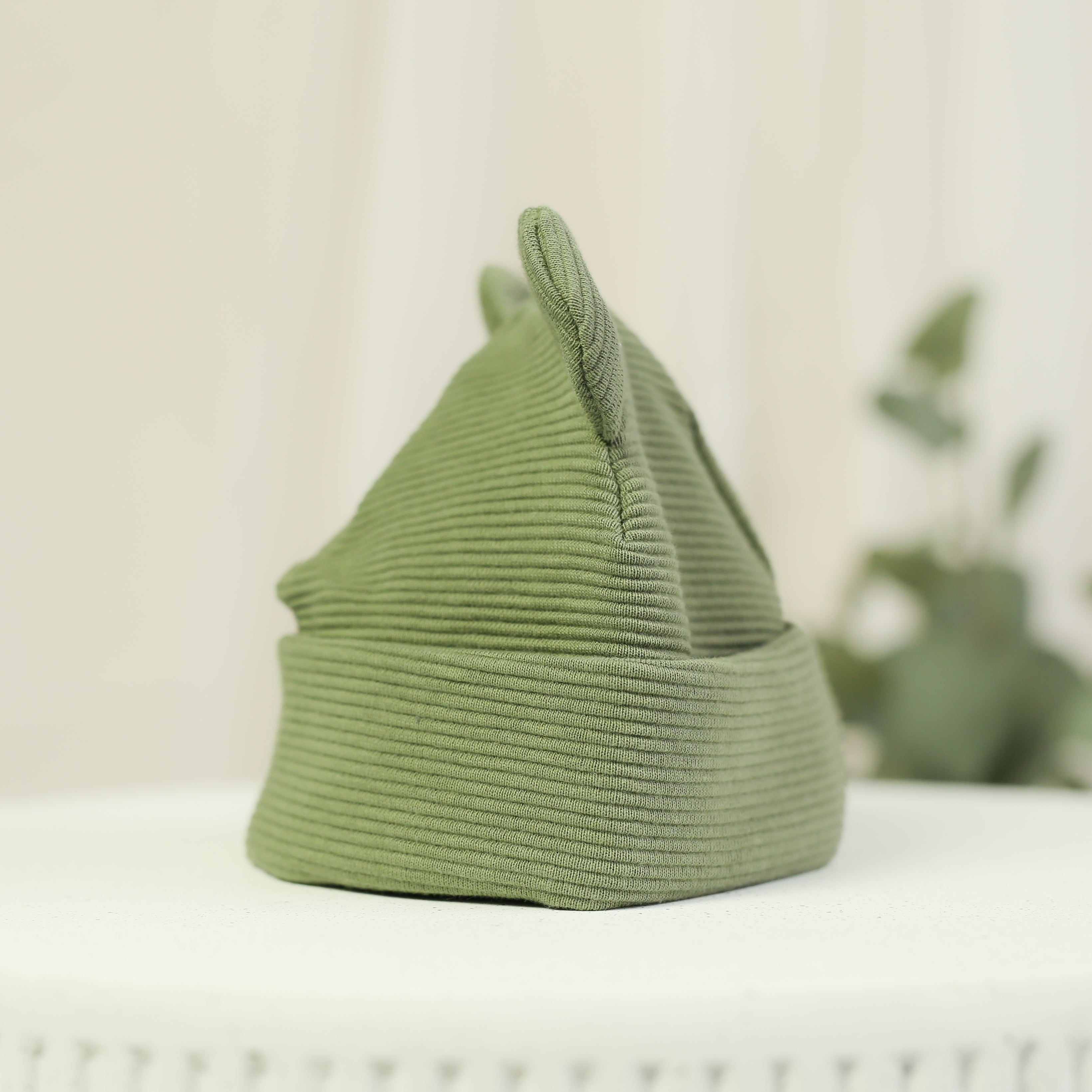 Teddy Mütze "olive"