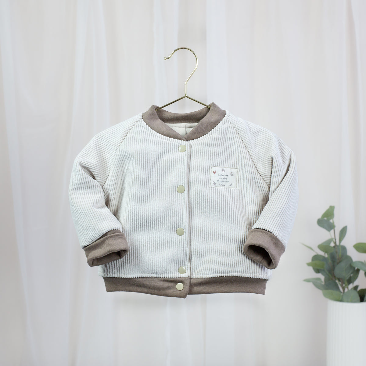 Cord Collegejacke – Soft Beige