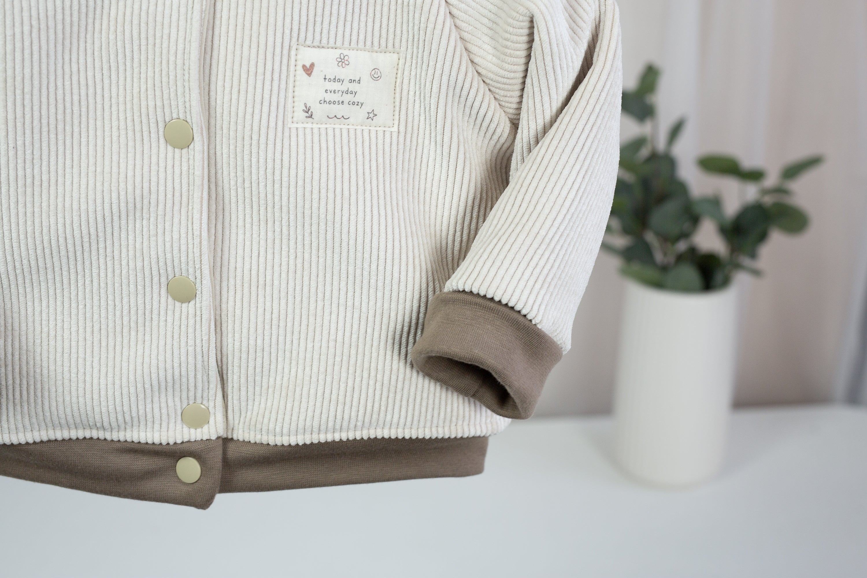 Cord Collegejacke – Soft Beige