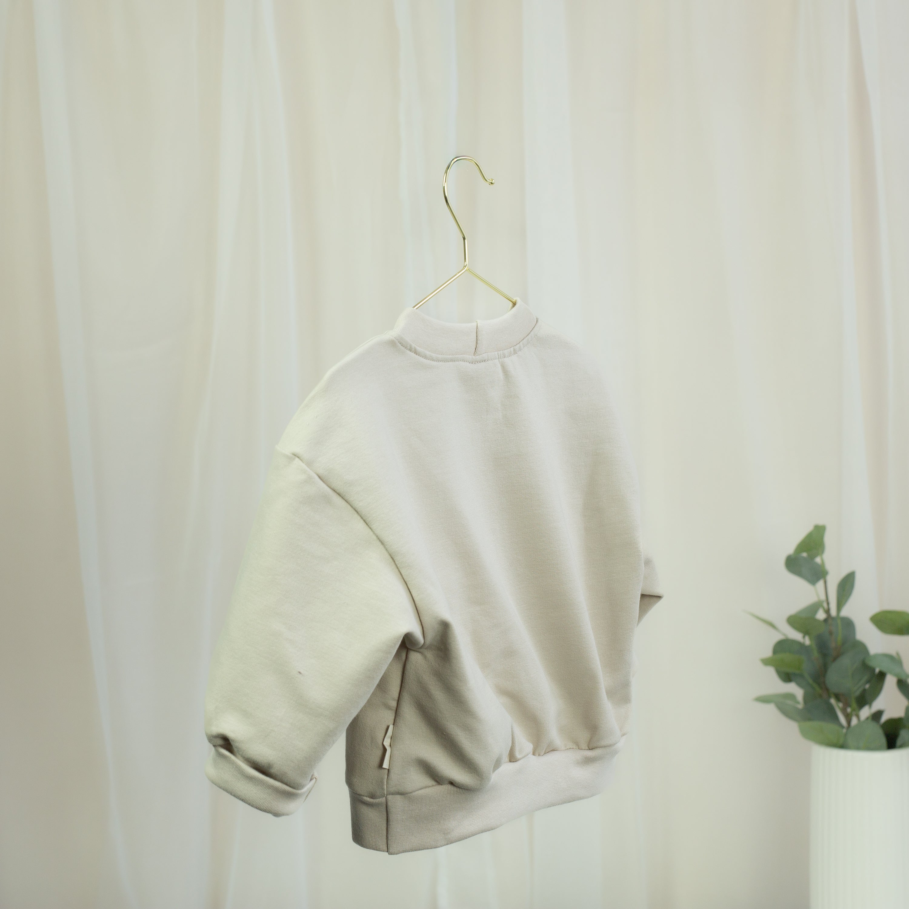 Personalisiertes Oversize-Sweatshirt – Sand