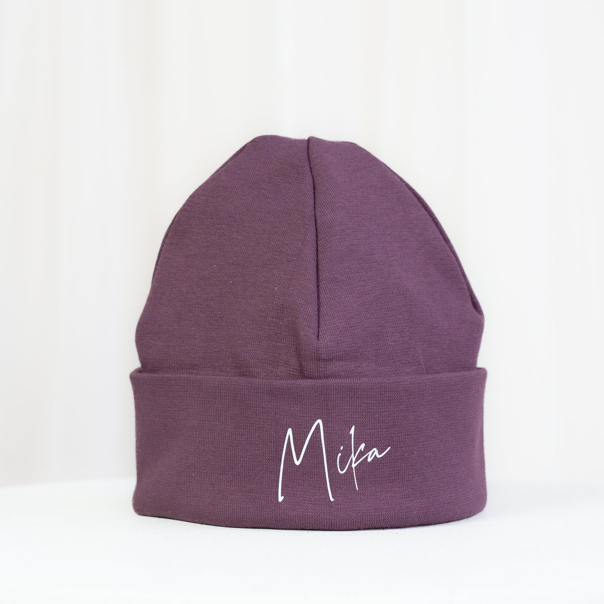Personalisierte Beanie – Bordeaux
