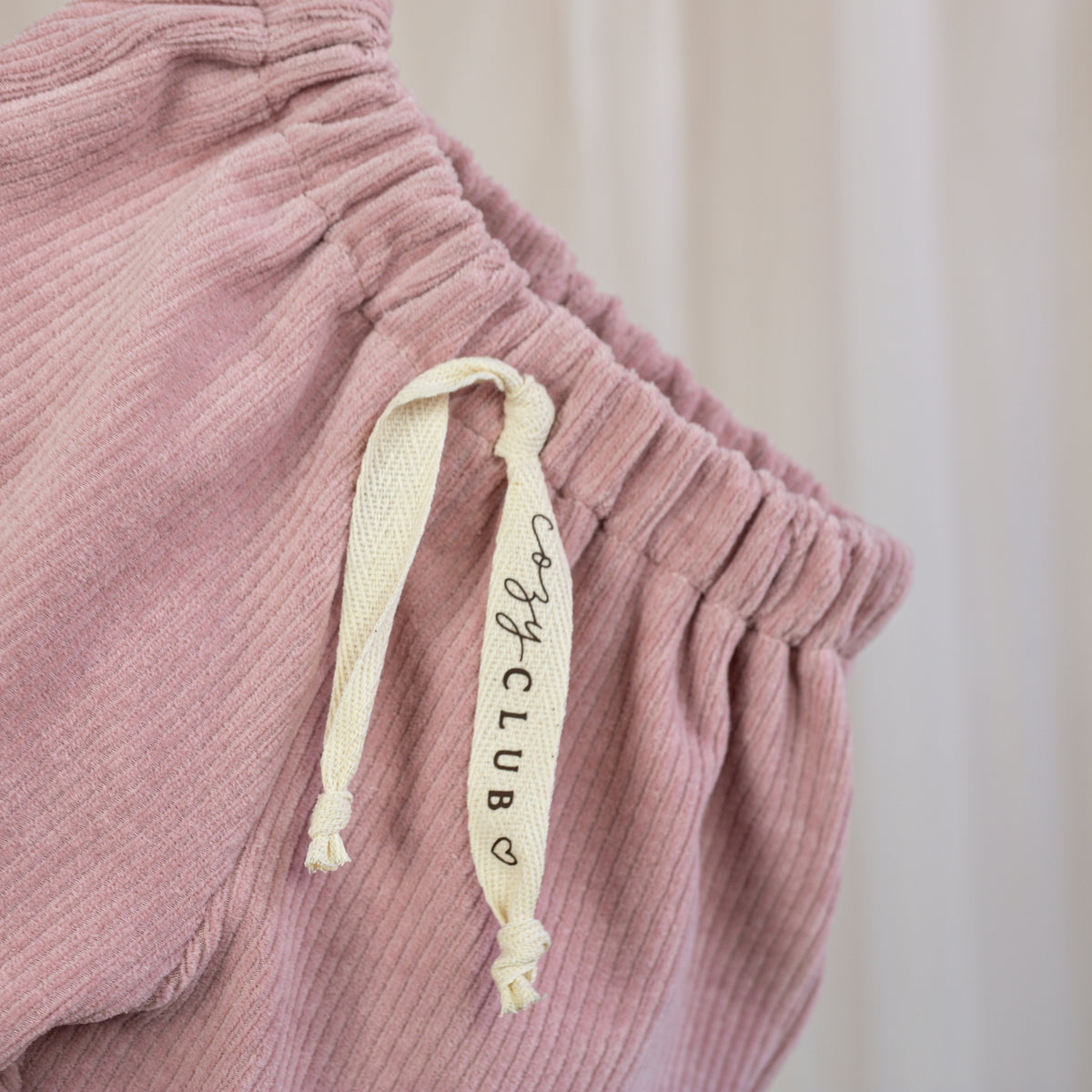 Cord-Barrelhose Dusty Rose