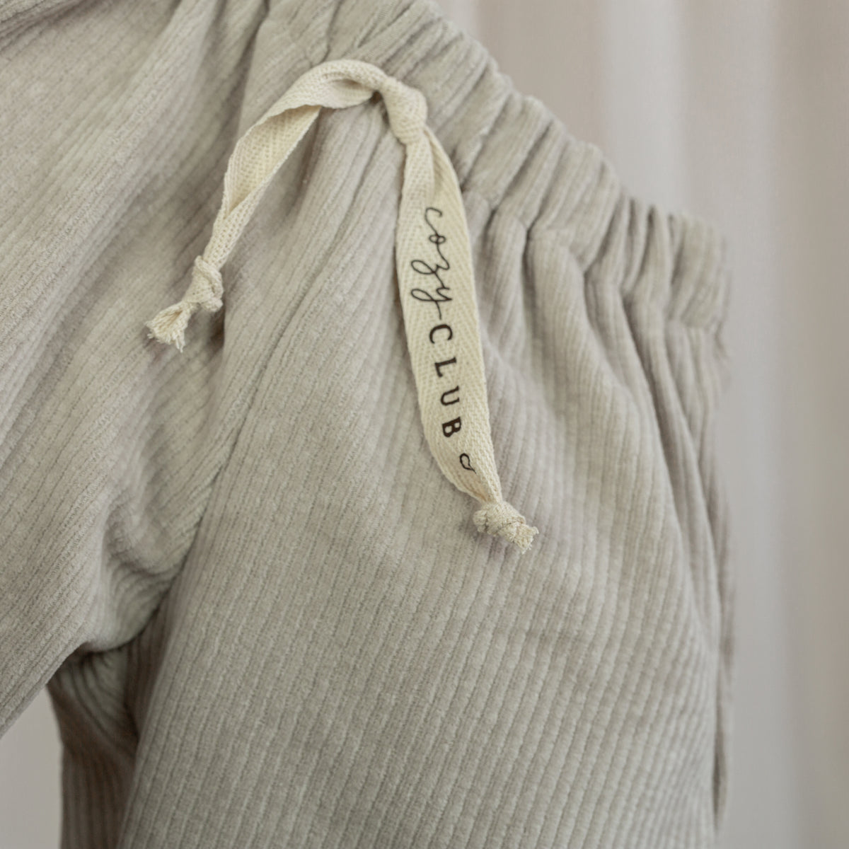 Cord-Barrelhose Soft Beige