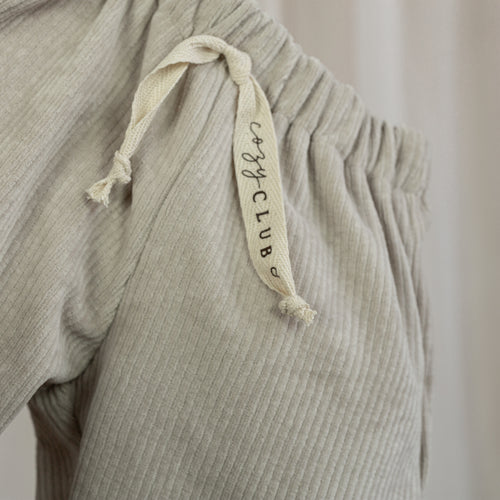 Cord-Barrelhose Soft Beige